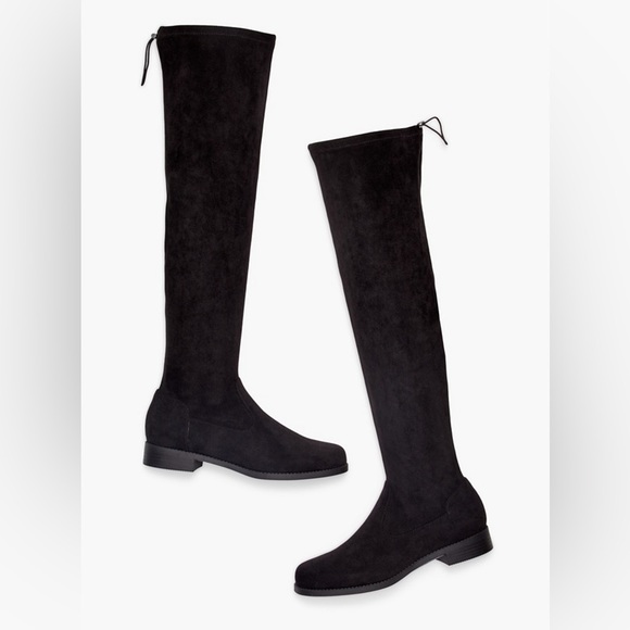 Lexi & Abbie Over The Knee Boots in Black - Picture 4 of 8